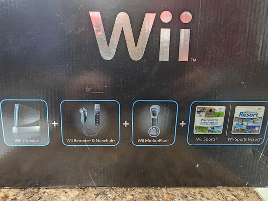 Used Black Wii Console in Box